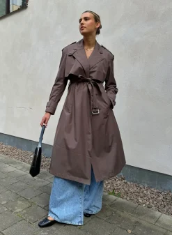 Recycled Tech Trench Coat><noscript><img width=