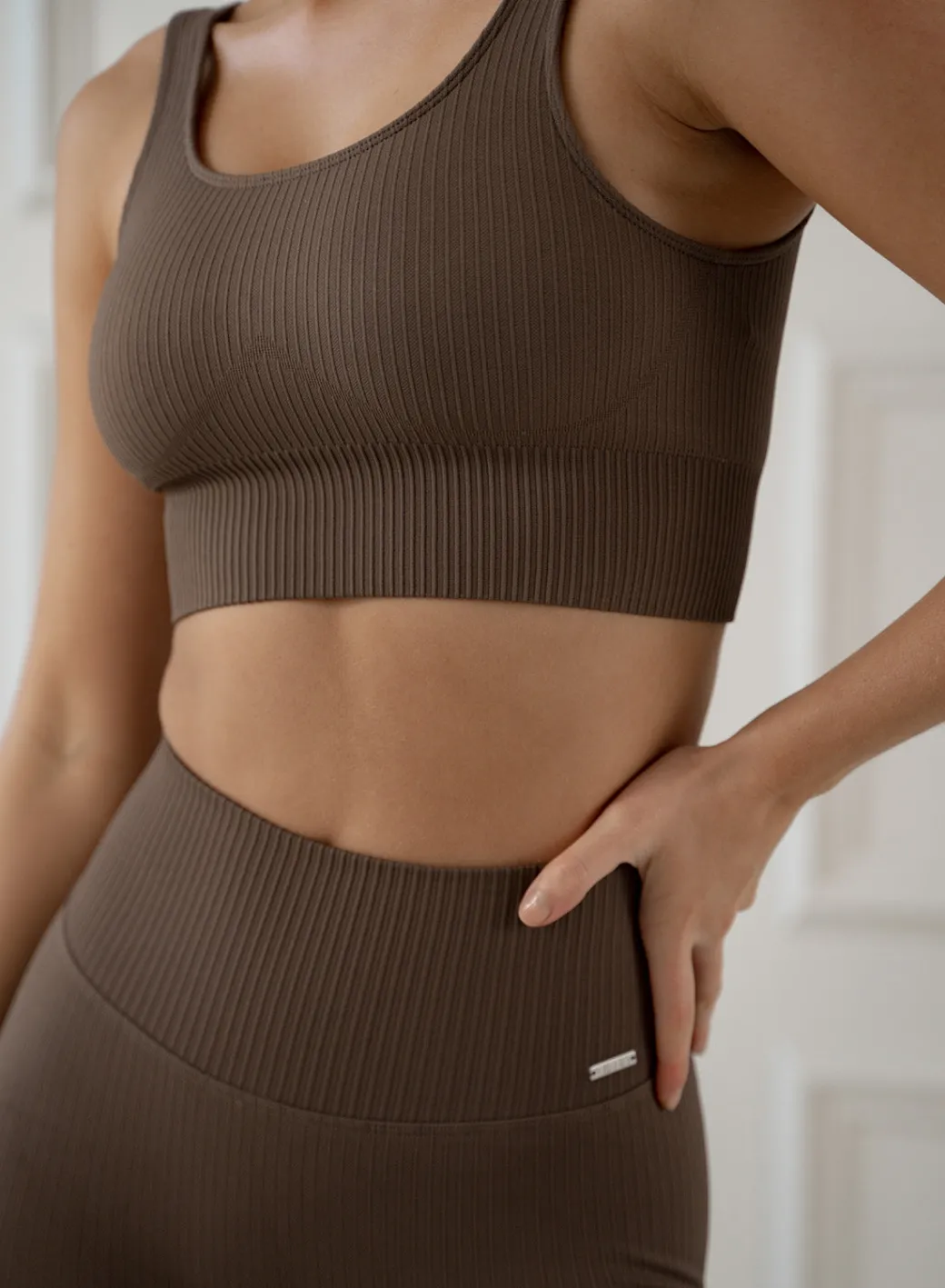 Ribbed Seamless Tank Bra>AIM’N Clearance