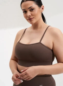 Ribbed Seamless Strap Bra>AIM’N Online