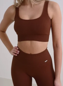 Ribbed Seamless Bra>AIM’N Online