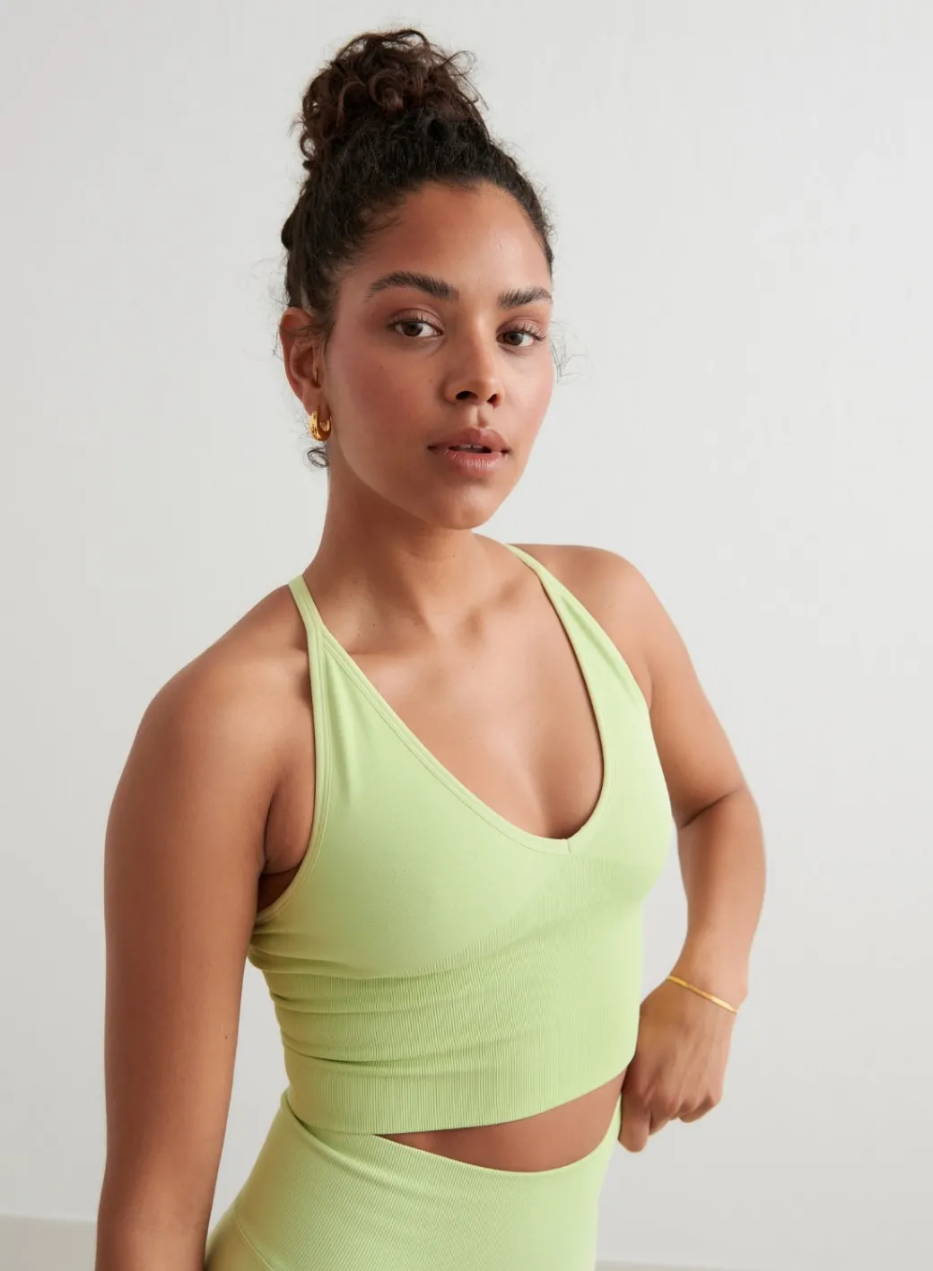 Shape Seamless Cross Back Bralette>AIM’N Clearance