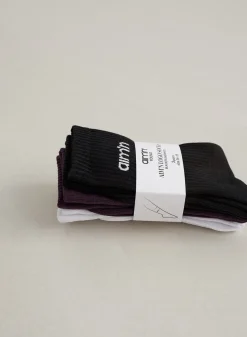 Midnight Plum Young Aim'n Logo Socks 3-pack><noscript><img width=
