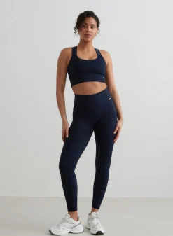 High Support Ribbed Bra><noscript><img width=