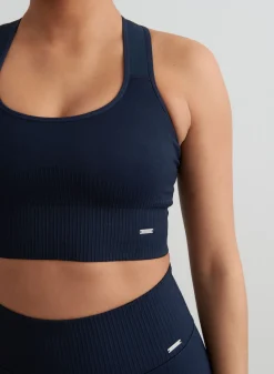High Support Ribbed Bra><noscript><img width=