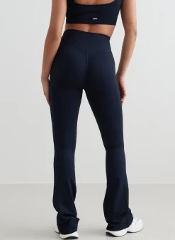 Ribbed Seamless Flare Tights><noscript><img width=