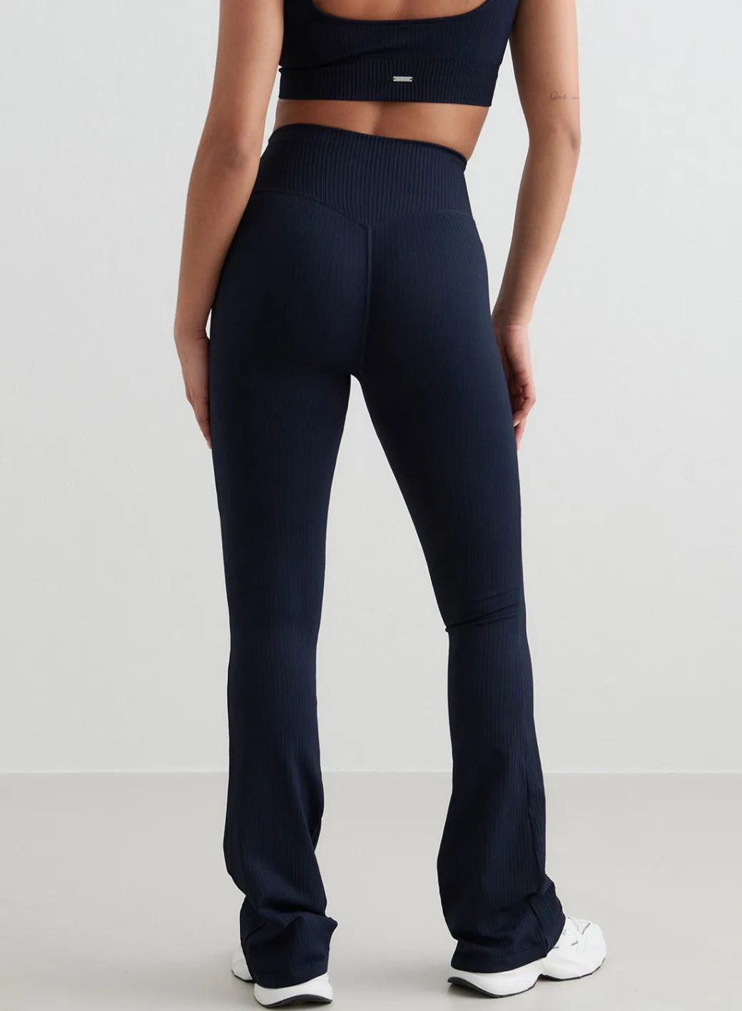 Ribbed Seamless Flare Tights>AIM’N Online