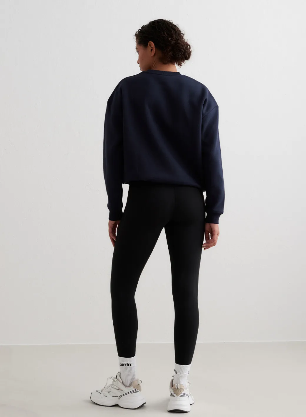 Navy Varsity Sweatshirt>AIM’N Outlet