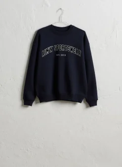 Navy Varsity Sweatshirt><noscript><img width=