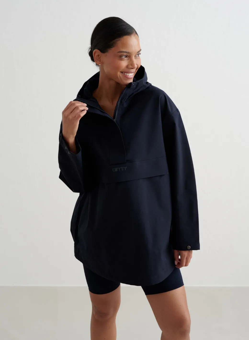 Navy Waterproof Oversized Anorak>AIM’N Sale