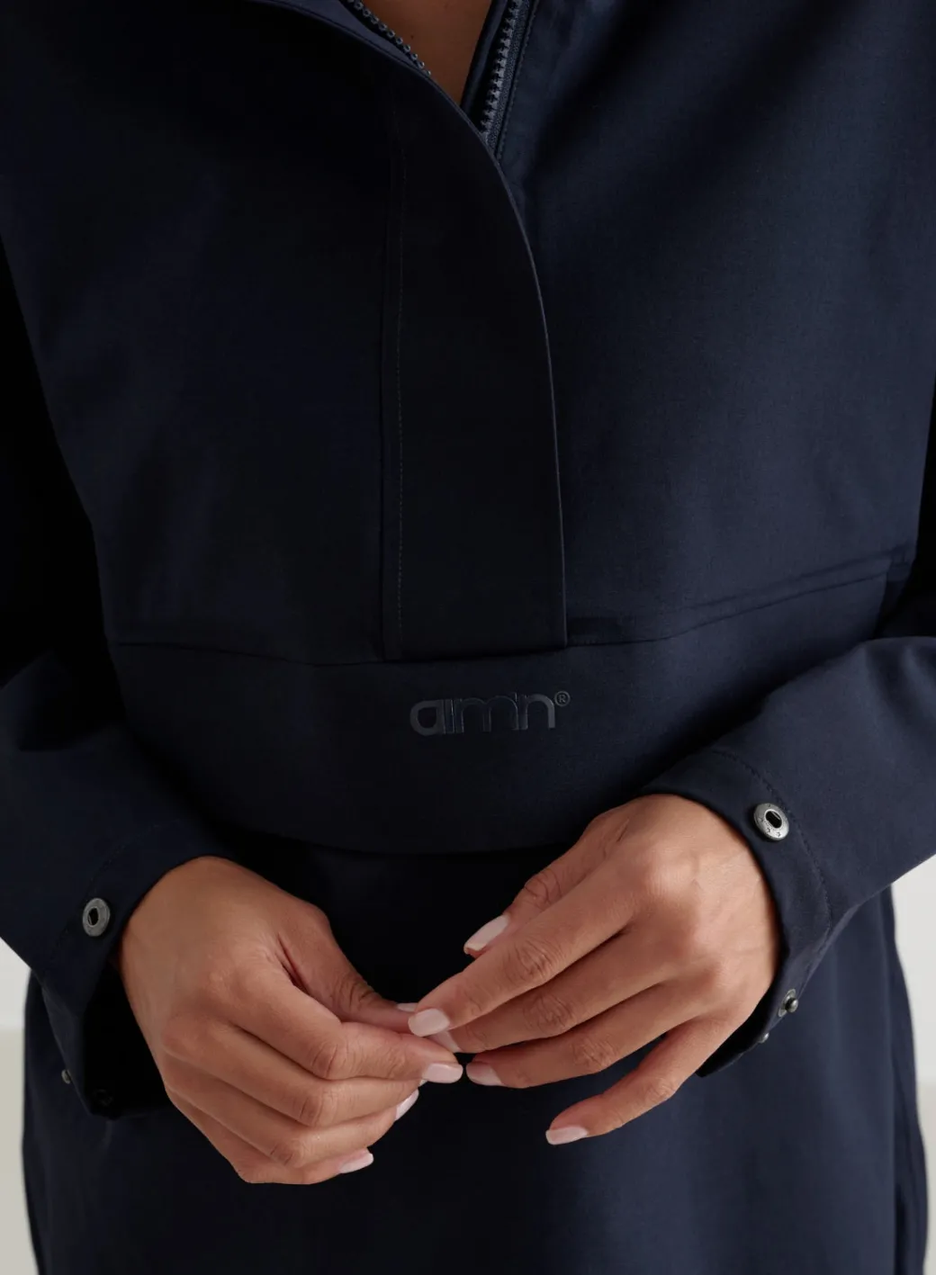 Navy Waterproof Oversized Anorak>AIM’N Sale