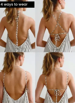 Off-white Flowy Long Dress><noscript><img width=