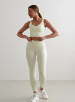 Off-White Ribbed Seamless Tights><noscript><img width=