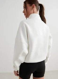 Off-White Varsity Sweat Half Zip><noscript><img width=