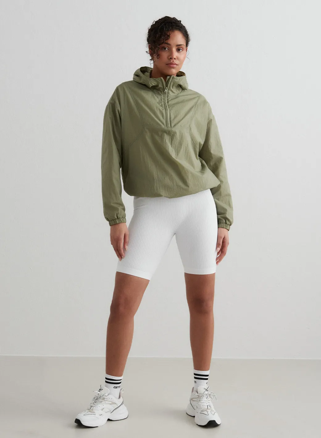 Pale Khaki Lightweight Anorak>AIM’N Sale