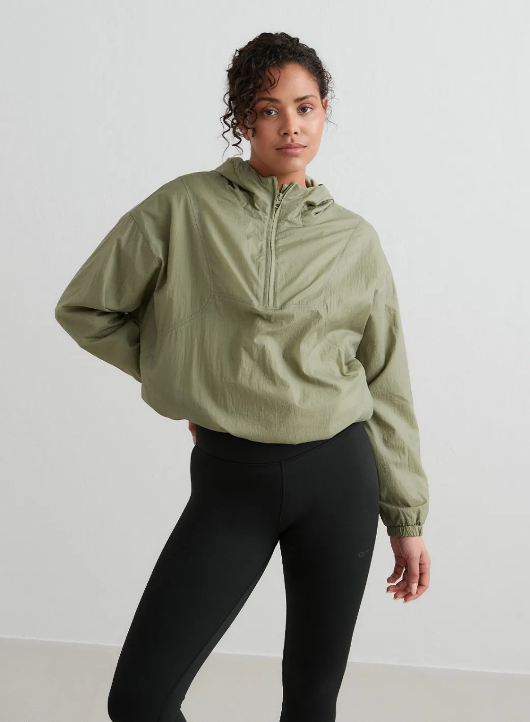 Pale Khaki Lightweight Anorak>AIM’N Sale
