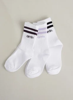 Pale Lavender Young Aim High Socks 3-pack><noscript><img width=