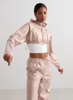 Metallic Cropped Jacket>AIM’N Discount