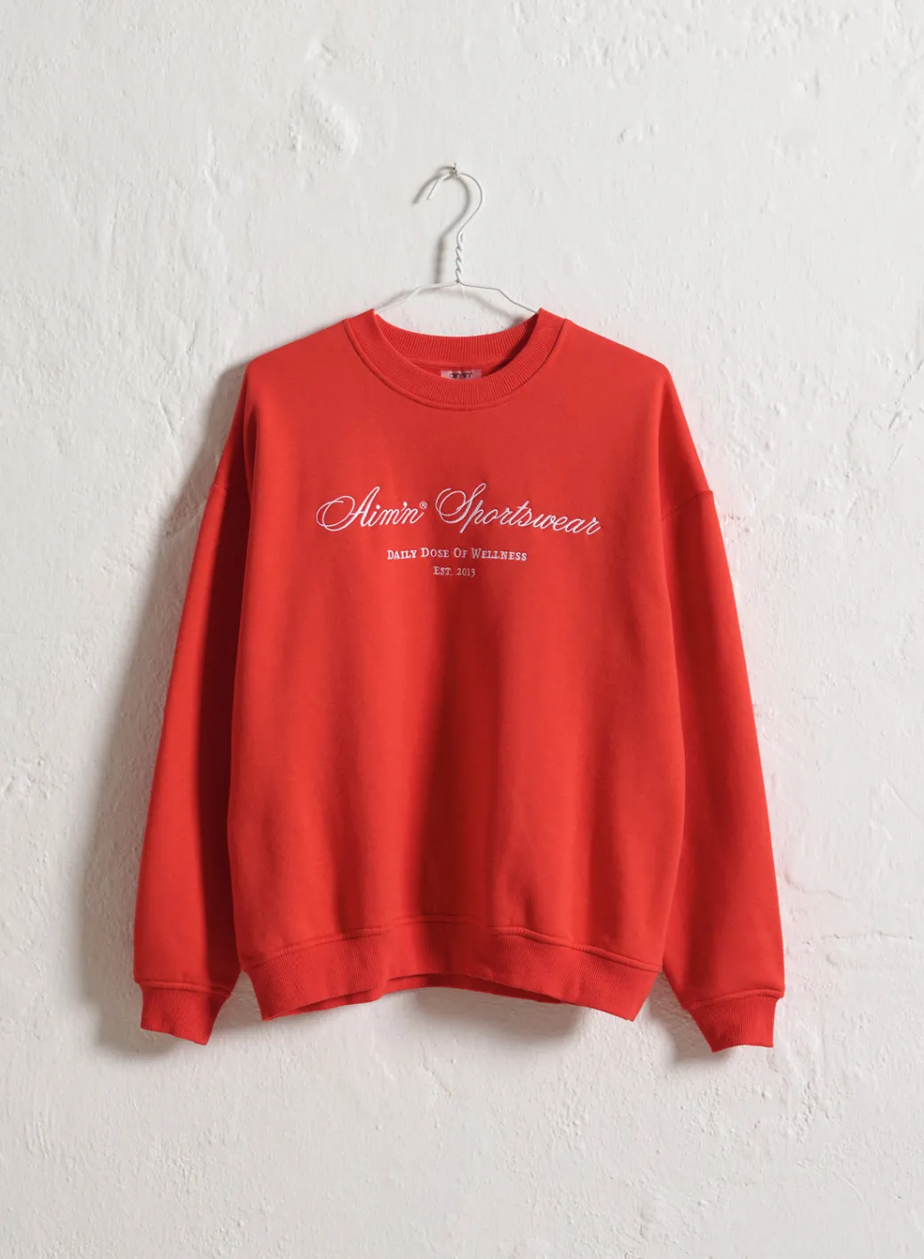 90's Red Heritage Sweatshirt>AIM’N