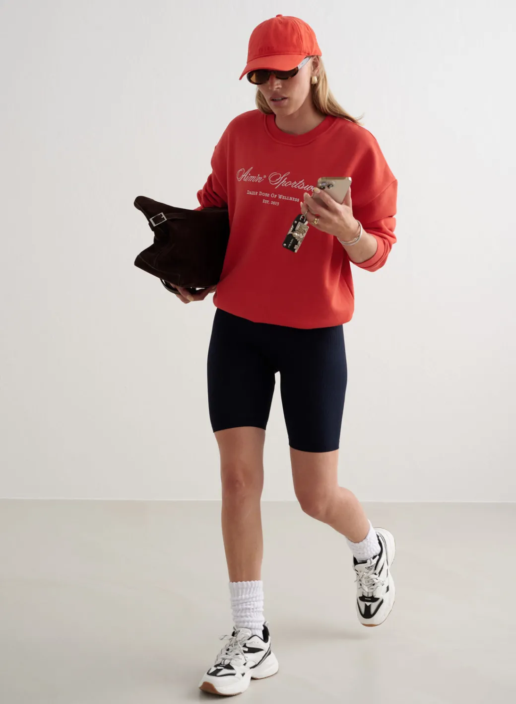 90's Red Heritage Sweatshirt>AIM’N