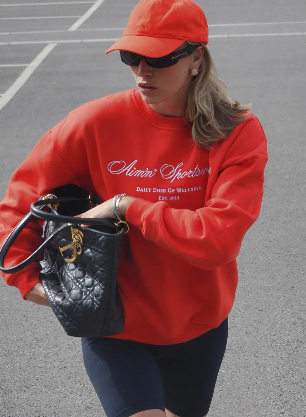 90's Red Heritage Sweatshirt>AIM’N