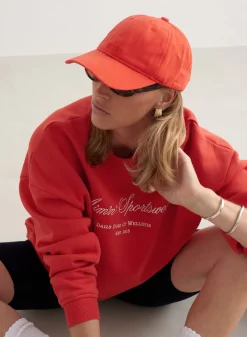 90's Red Small Logo Cap>AIM’N Clearance