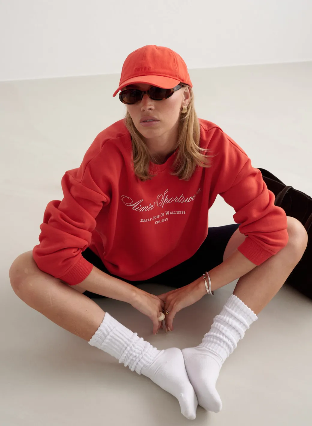 90's Red Small Logo Cap>AIM’N Clearance