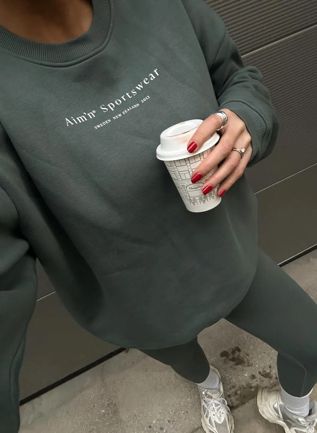 Serif Sweatshirt>AIM’N Discount