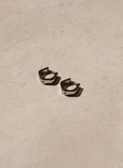Waterproof Angle Hoop Earrings><noscript><img width=