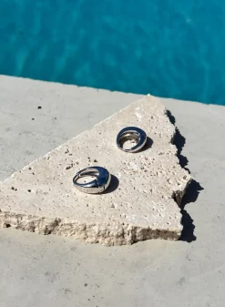 Waterproof Drop Hoop Earrings>AIM’N Hot