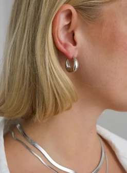 Waterproof Drop Hoop Earrings>AIM’N Hot