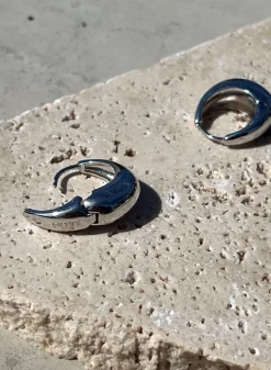 Waterproof Drop Hoop Earrings><noscript><img width=