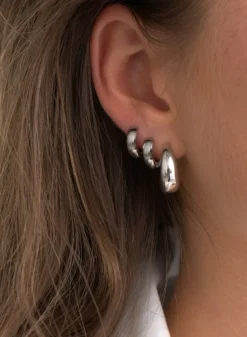 Waterproof Hoop Earrings><noscript><img width=
