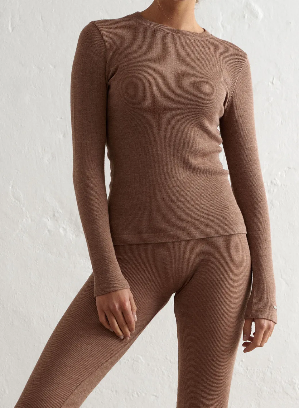 Ribbed Wool Long Sleeve>AIM’N Clearance