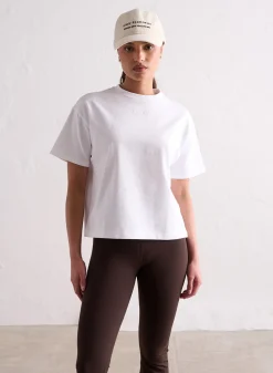 White Boxy T-shirt>AIM’N New