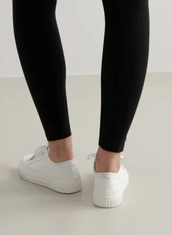 Cotton Canvas Sneakers><noscript><img width=