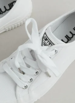 Cotton Canvas Sneakers><noscript><img width=