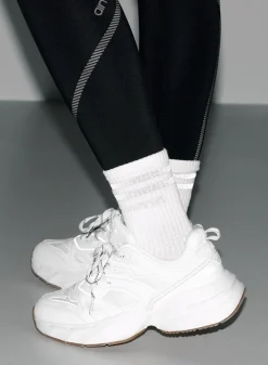 White Reflective Aim High Socks>AIM’N Online