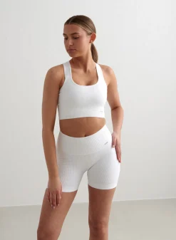 Ribbed Midi Biker Shorts>AIM’N Hot