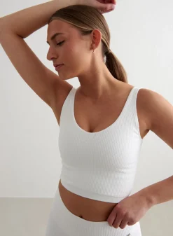 Ribbed Seamless Bralette>AIM’N