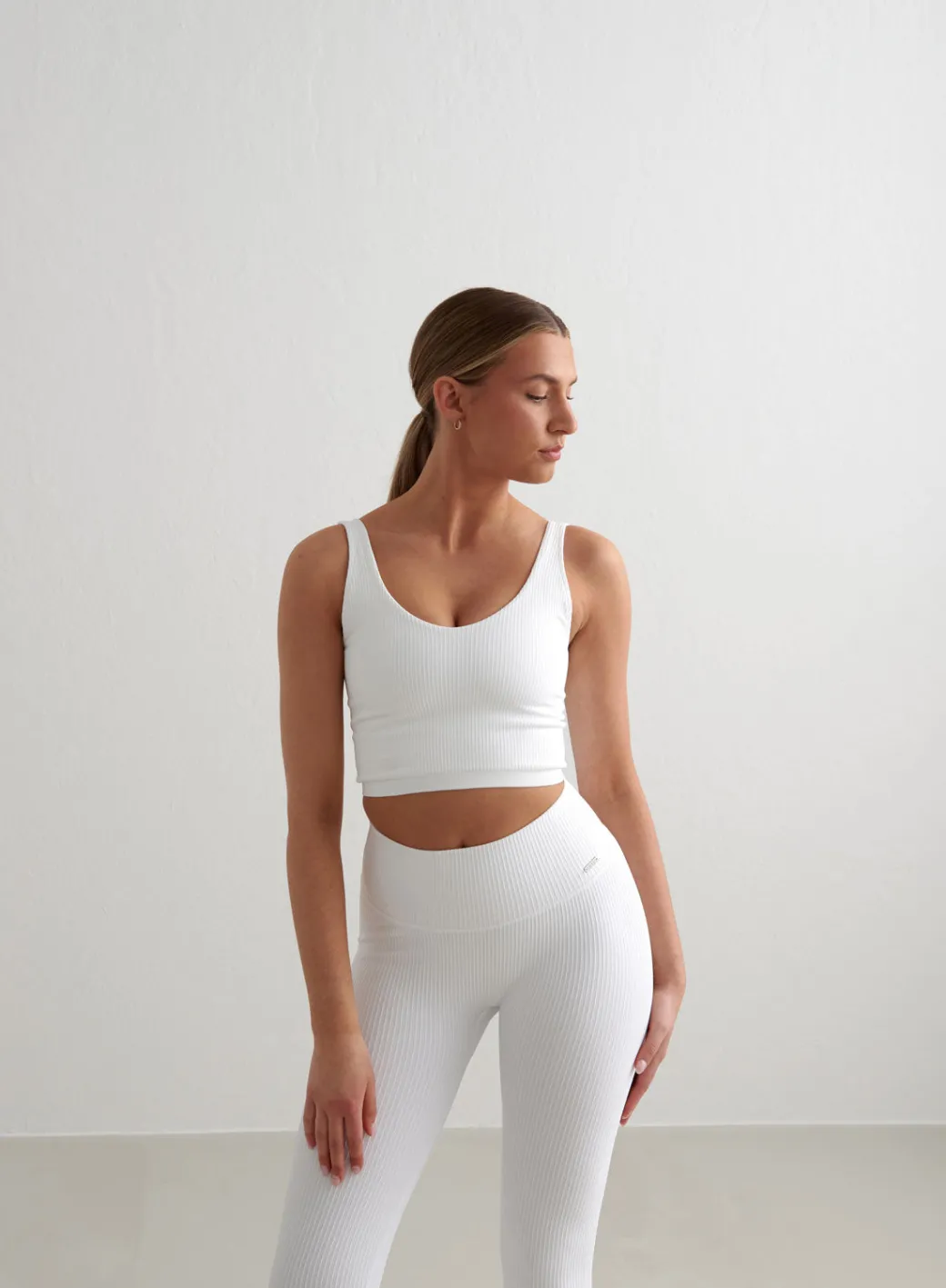 Ribbed Seamless Bralette>AIM’N