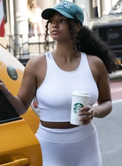 Ribbed Seamless Crop Top><noscript><img width=