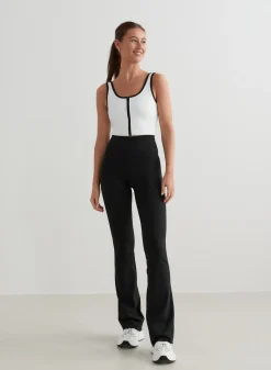 White Sense Zipped Bralette><noscript><img width=